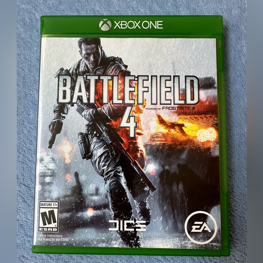 Battlefield 4•Xbox One•first-person shooter/action•excellent condition•combat